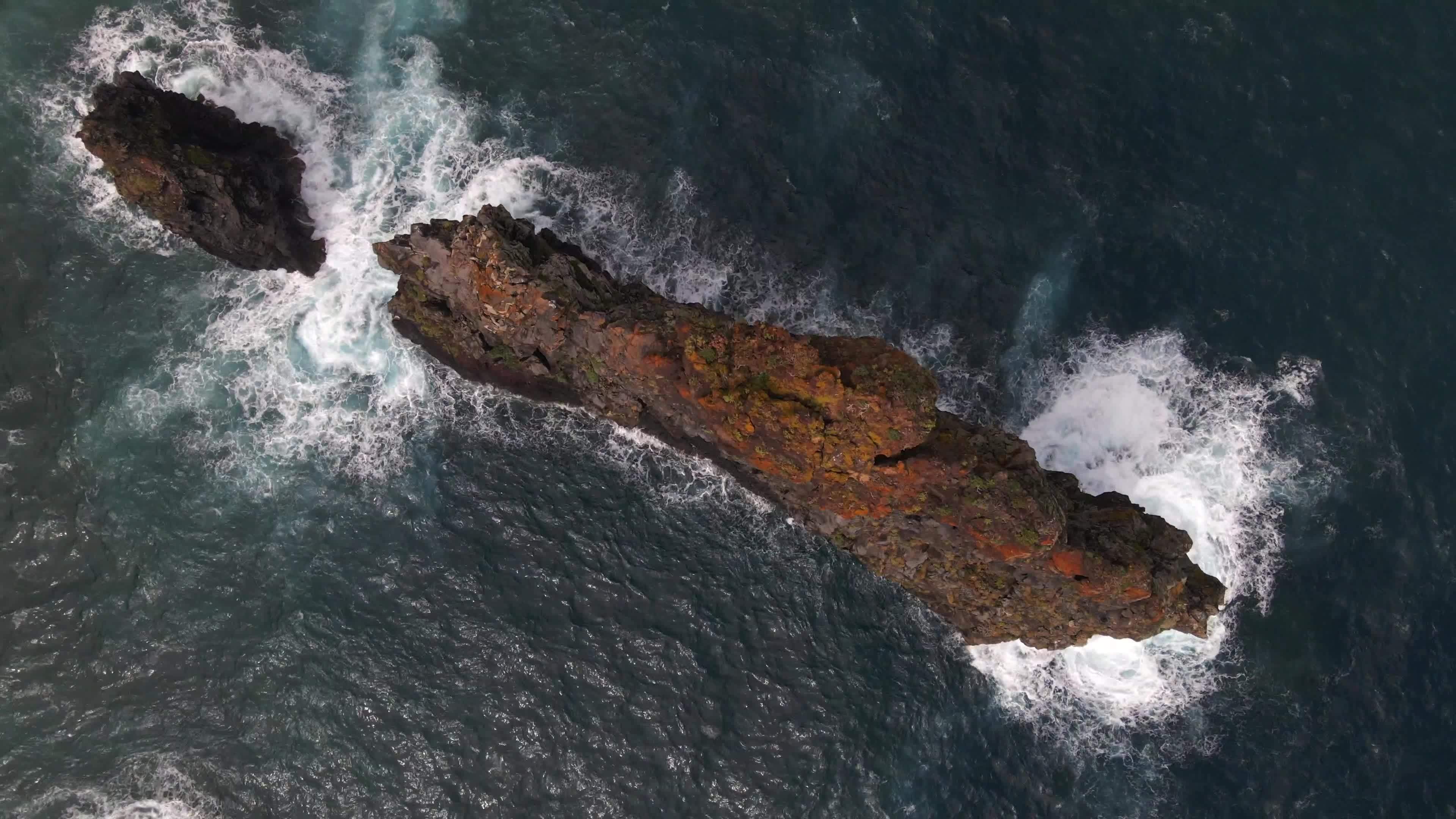 Ribeira da Janela in Madeira, Portugal by Drone 5 23092239 Stock Video
