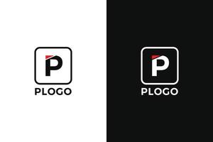 P Letter Logo Template vector
