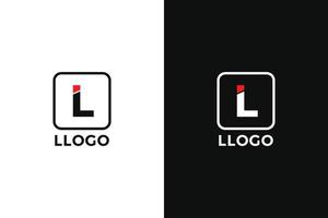 L Letter Logo Template vector