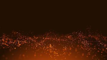 Orange Fire Particle Background Animation video