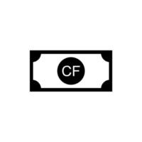 Comoros Currency Symbol, Comorian Franc Icon, KMF Sign. Vector Illustration