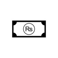 Mauritius Currency Symbol, Mauritian Rupee Icon, MUR Sign. Vector Illustration