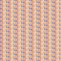 Colorful Good Morning retro text repeat background pattern vector