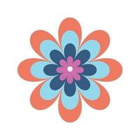 Colourful floral flower vector illustration