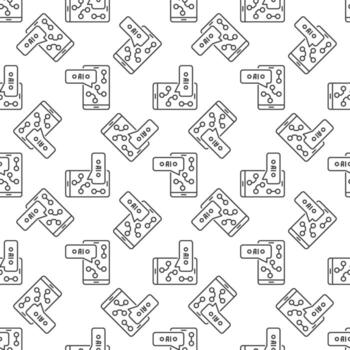 ai teléfono inteligente aplicación vector artificial inteligencia teléfono línea sin costura modelo