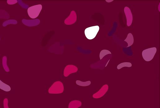 Fondo de vector violeta claro con formas abstractas.