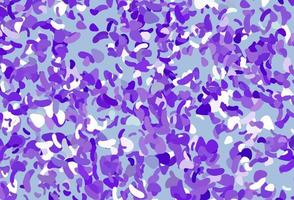 Light Purple vector pattern with chaotic shapes.