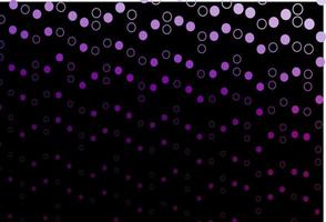 Dark Purple vector layout with circle shapes.