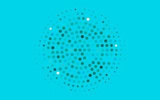 Light Blue, Green vector cover with set of hexagons.