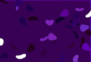 Light Purple vector background with abstract forms.