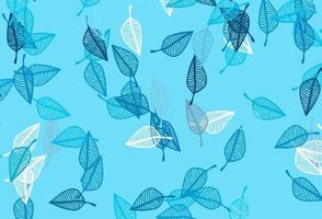 Light BLUE vector doodle backdrop.