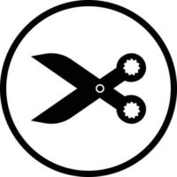 Barber and Scissor icon vector