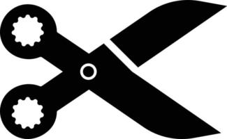 Barber and Scissor icon vector