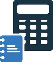 Calculator, math, accounting, calc, calculation, calculate icon design vector