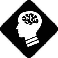 Brain, mind, head, idea, innovation, creative icon design vector