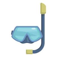 Water mask icon cartoon vector. Scuba dive vector