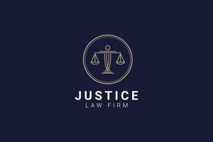 law pillar logo vector icon illustration