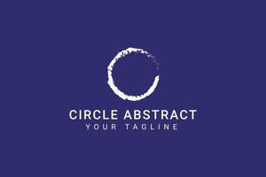 abstract circle logo vector icon illustration