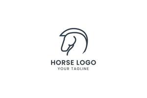 horse logo vector icon illustration