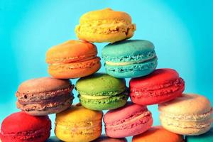 Sweet macaroon cookies photo