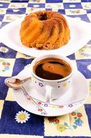 Turkish coffee served photo