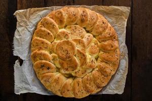 bannock con tortillas foto