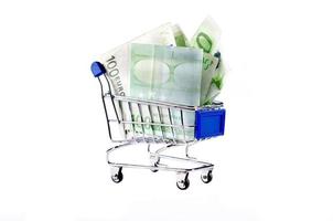 Trolly and money photo
