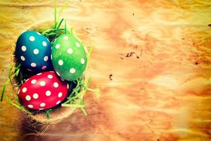 Dotted easter egg photo