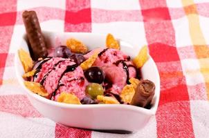 Grape ice cream photo