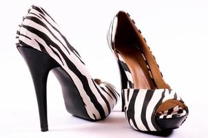 Woman shoes isolated photo