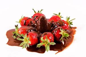 Strawberry and chocolate photo