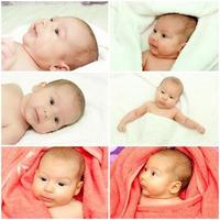 Little baby collage photo