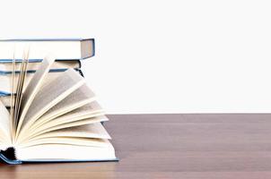 Books on the table photo