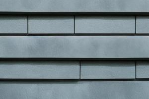 Abstract elegance seamless beige grey pattern of modern square slate stone block wall texture for background and wallpaper, horizontal line photo