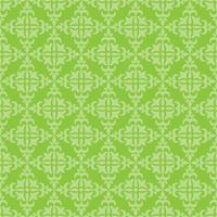 Vector wallpaper seamless tied fishnet damask pattern in green colors.