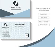 Modern Business Card Template Design for your Company vector