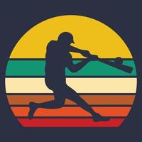 baseball funny gift t shirt design vector