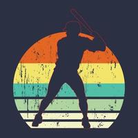 diseño de camiseta de béisbol vector