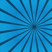 Vector Background With Sunbeams In Blue Color