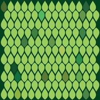 Green Background With Foliage Pattern vector