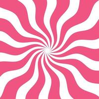 Radial Sunbeams In Pink Color vector