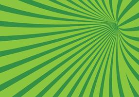 Vector Background With Radial Beams In Green Color