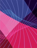 Vector Background With Flowing Lines On Pink And Blue Background