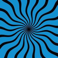 Vector Background With Blue Radial Sunbeams