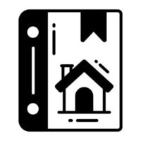 Home catalog vector design in trendy style, easy to use icon