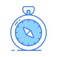 An amazing vector design of compass in modern style, navigation tool icon