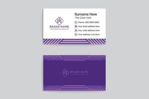 Beautiful visiting card mockup vector