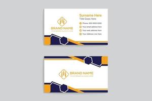 Modern business card template vector