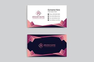 Set of modern business card design template vector