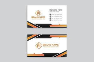 Professional business card mockup vector